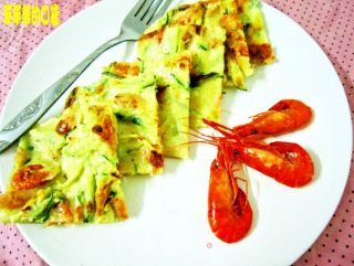 黄瓜虾米饼的做法步骤：6