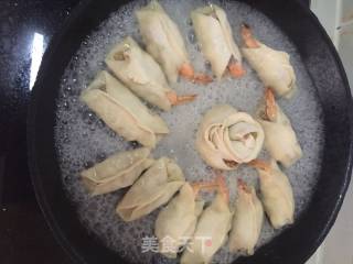 鲜虾煎饺的做法步骤：8