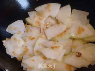 虾米炒冬瓜的做法步骤：4