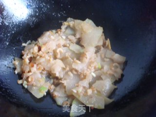 虾米炒冬瓜的做法步骤：6