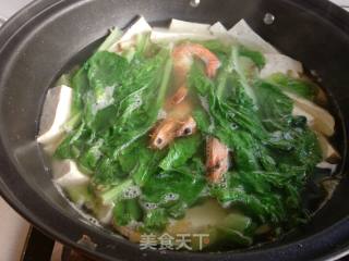 鲜虾翡翠白玉汤的做法步骤：7