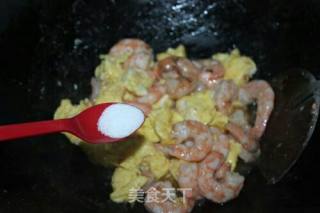 #鸡蛋美食#虾仁炒鸡蛋的做法步骤：6