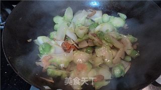 虾米炒芥菜头的做法步骤：5