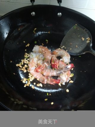 红烧凤尾虾的做法步骤：5