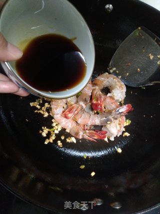 红烧凤尾虾的做法步骤：6