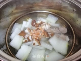 冬瓜虾米汤的做法步骤：4