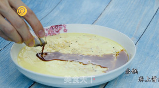 素食风味：虾米蛋羹的做法步骤：8