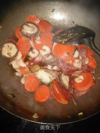 香菇虾米豆腐煲的做法步骤：15