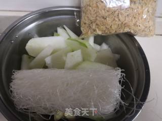 虾米冬瓜汤的做法步骤：1