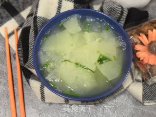 虾米冬瓜汤的做法步骤：4