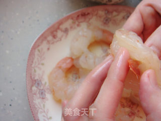 【天津】黄金富贵虾球的做法步骤：3