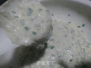 冬菇虾米煎饼的做法步骤：2
