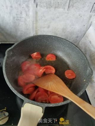 茄汁南瓜汤面的做法步骤：5