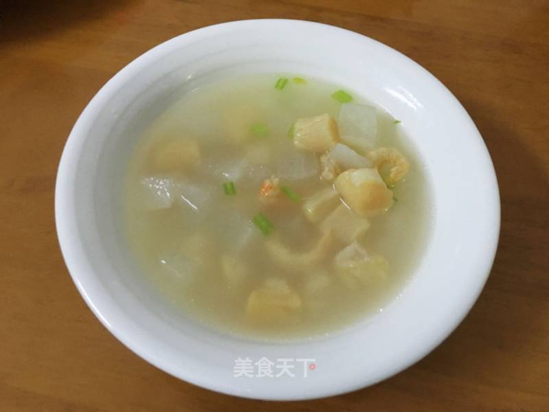 干贝虾米萝卜汤的做法