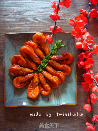 番茄大虾的做法步骤：14