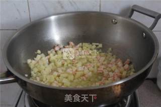 土豆虾仁焖饭的做法步骤：3