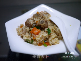 排骨香菇虾米焖饭的做法步骤：8