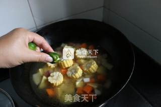 奶油咖喱炖杂蔬的做法步骤：6