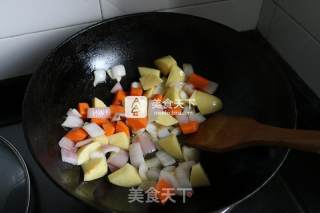 奶油咖喱炖杂蔬的做法步骤：5