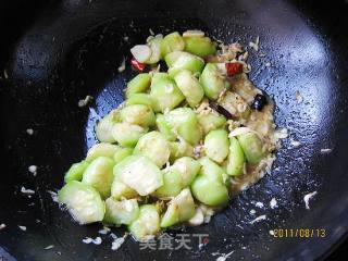 虾米炒丝瓜的做法步骤：5