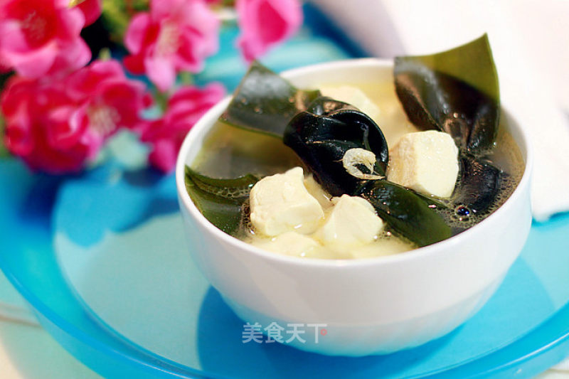 虾米海带豆腐汤的做法