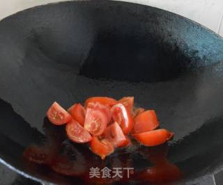 鲜虾番茄挂面的做法步骤：5