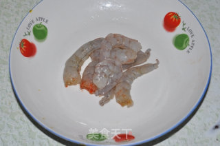 鲜虾芦笋沙拉的做法步骤：2