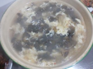 虾米紫菜蛋汤的做法步骤：5