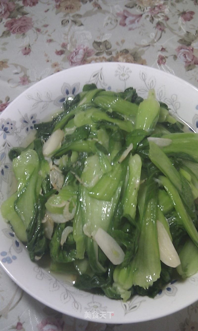 虾米青菜的做法
