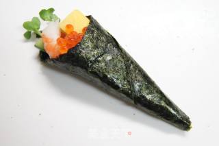 海鲜寿司手卷---海鲜控的福音的做法步骤：8