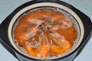 鲜虾粉丝煲的做法步骤：9