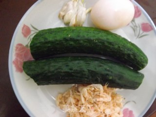 虾米炒黄瓜的做法步骤：1