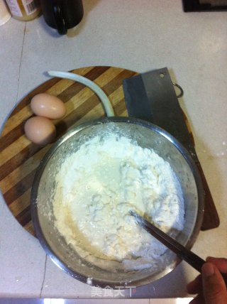 鸡蛋煎饼的做法步骤：2
