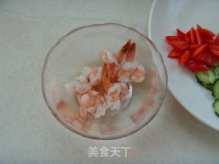 橙虾沙拉的做法步骤：7
