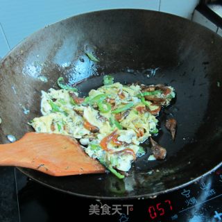 辣椒虾米煎蛋的做法步骤：11