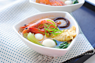 鲜虾蛋饺汤的做法步骤：15