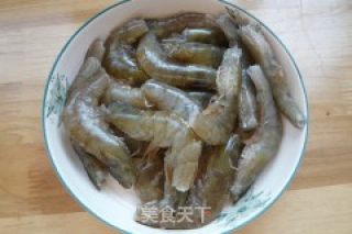 咖喱炒虾的做法步骤：2