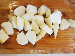 咖喱山药豆干鸡—附自制咖喱的做法步骤：2