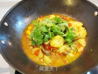 咖喱山药豆干鸡—附自制咖喱的做法步骤：21