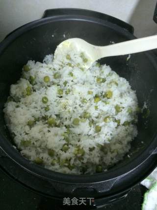 腊味豌豆饭的做法步骤：3