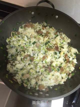 腊味豌豆饭的做法步骤：13