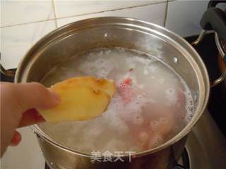 鲜虾腊鸡腿粥的做法步骤：6