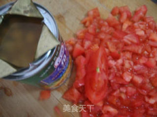 团团圆圆--黄金虾配茄汁肉丸（金凤戏龙珠）的做法步骤：4