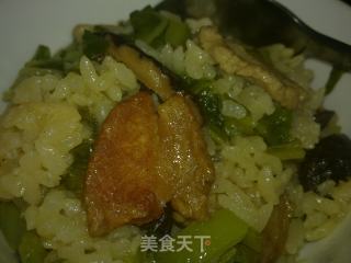 香菇虾米芥菜饭的做法步骤：16