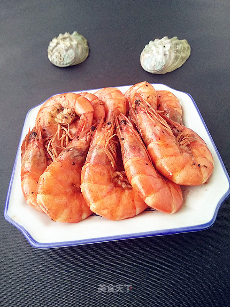 黑胡椒炒大虾的做法