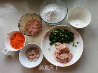 水晶虾饺的做法步骤：1