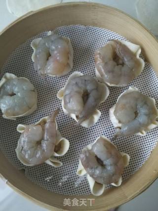虾仁香菇鲜肉蒸饺的做法步骤：10