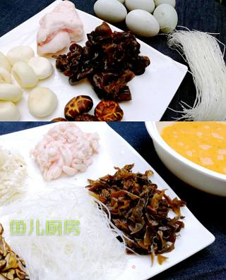 海蛋全家福──“鱼儿厨房”私房菜的做法步骤：1