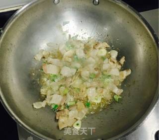 白菜鲜虾打卤面的做法步骤：8