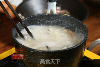 香菇虾仁粥的做法步骤：8